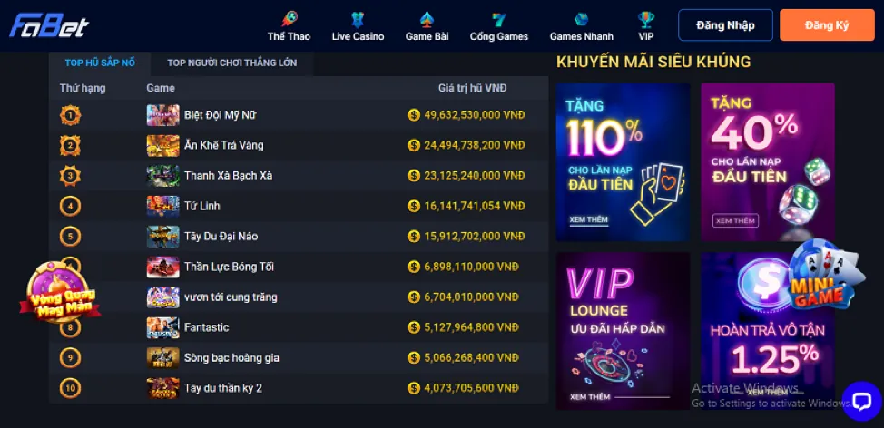 Thưởng chào mừng 99kl